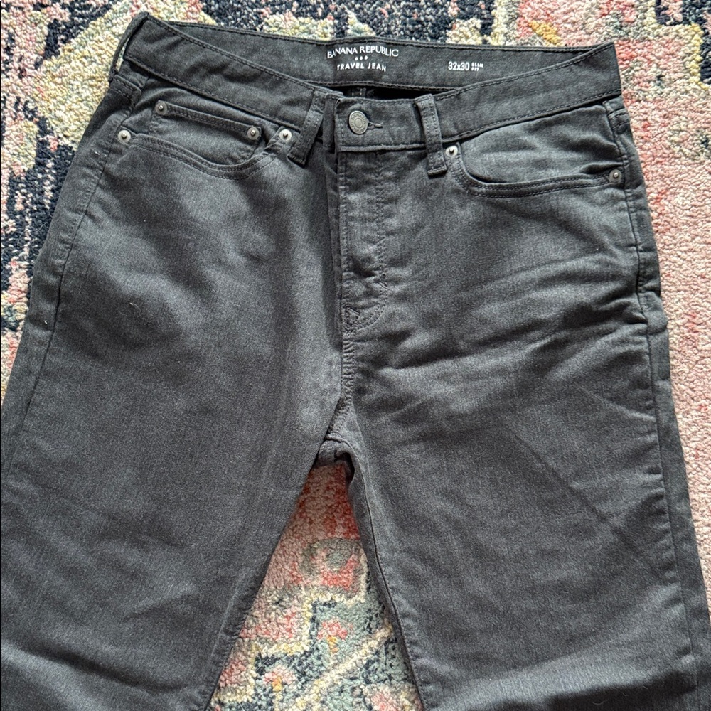 Banana Republic Charcoal Denim Pants